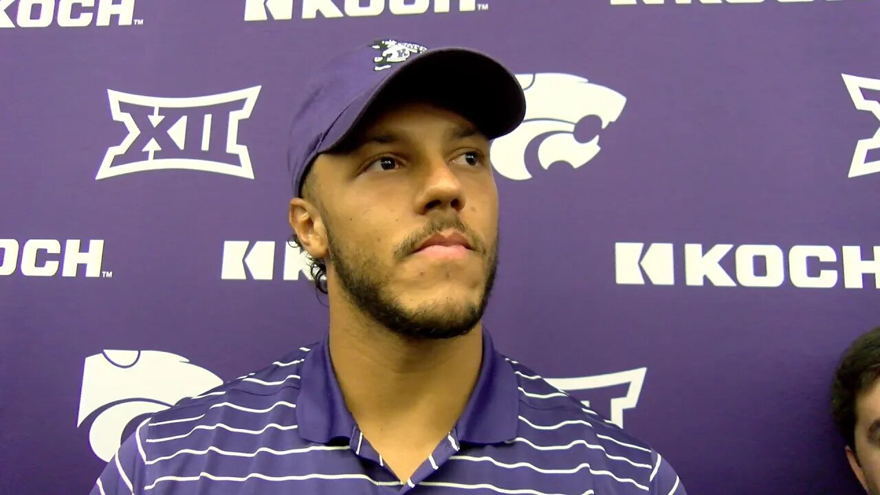 Kansas State Football | Adrian Martinez Postgame Interview | K-State 34, South Dakota 0