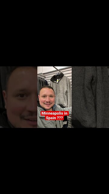 Found a shirt at the store that says Minneapolis in Spain