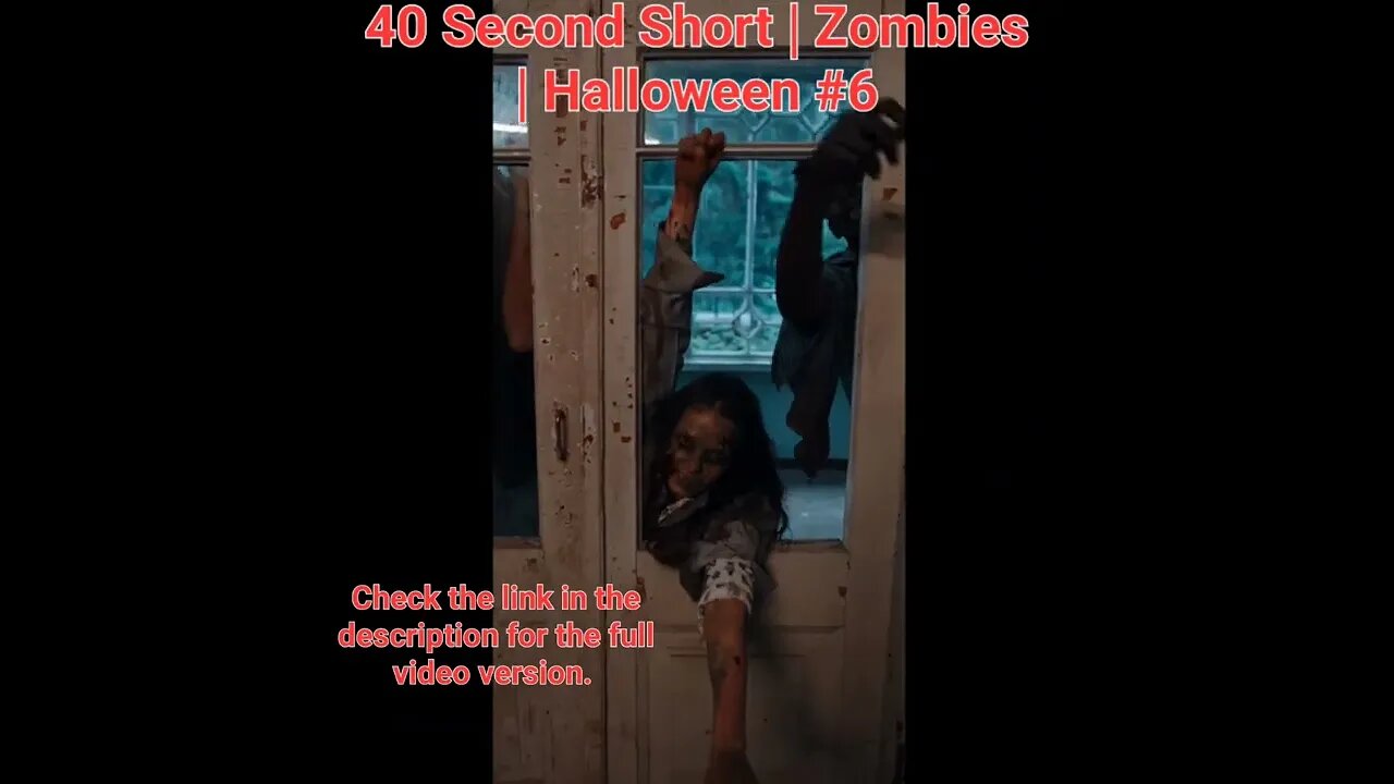 40 Second Short | Zombies |Halloween 2022 | Halloween Music #zombiesurvival #shorts #6