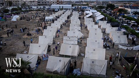 'My Home Fell Over Me': Displaced Gazans Take Refuge at Makeshift Camp | WSJ News