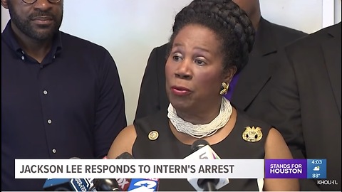 Sheila Jackson Lee responds to former intern's arrest