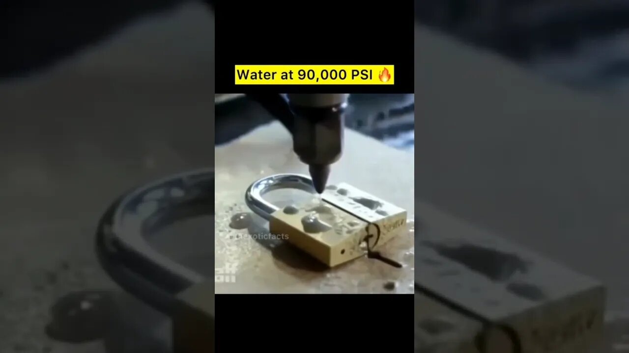 WATER AT 90000PSI🔥🔥