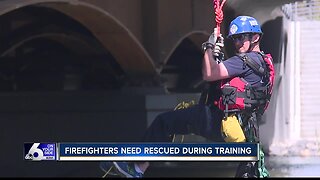 Boise Fire Department training turns into a real-life water rescue