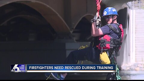 Boise Fire Department training turns into a real-life water rescue