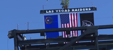 Topping out ceremony for Las Vegas stadium