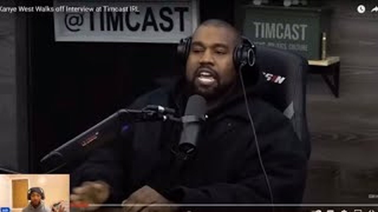 Kayne west walks out on podcast #timpool