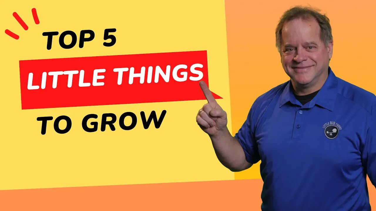 Top 5 LITTLE Things You Can Do TODAY to Grow Closer to God