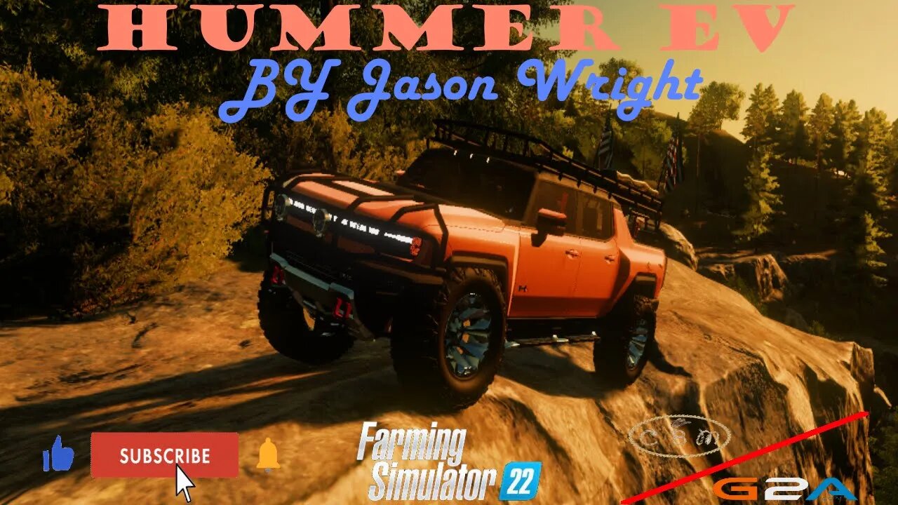 Farming Simulator 22 Hummer Ev #shorts #farmingsimulator22 #gmc #hummer #viral #viralvideo