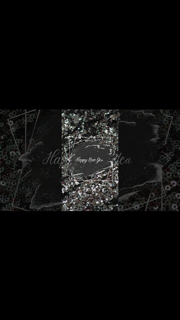 Black Minimalist | Happy New Year Wishes Celebration | New Year 2023