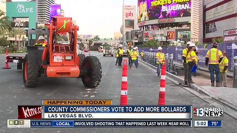 County commissioners vote to add more bollards
