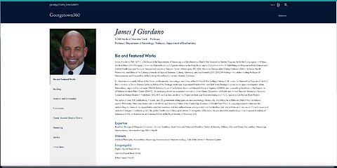 james giordano phd. explains nanotechnology used to create a genocidal holocaust. dr rima laibo.