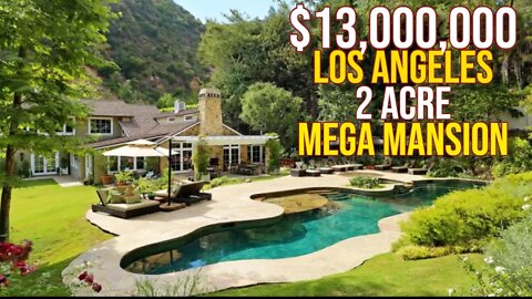 Inside $13,000,000 Los Angeles 2 Acre Mega Mansion