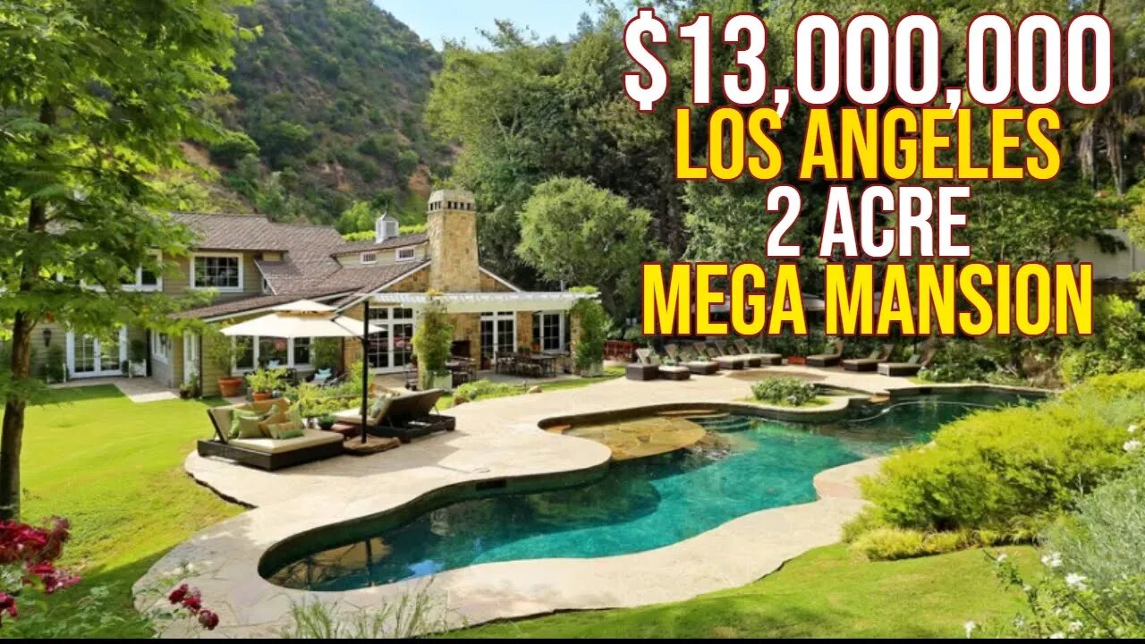 Inside $13,000,000 Los Angeles 2 Acre Mega Mansion