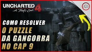 Uncharted 4 Ps5/Ps4/Pc, Como resolver o puzzle da gangorra no Cap 9 | Super dica