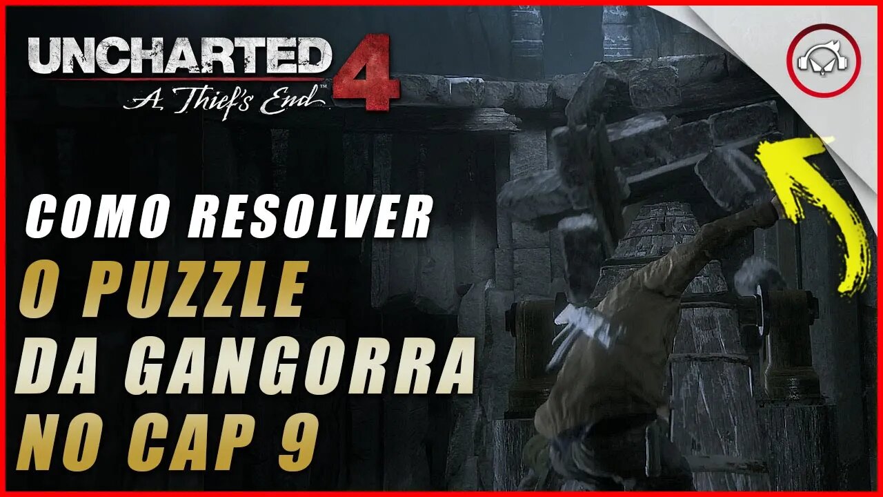 Uncharted 4 Ps5/Ps4/Pc, Como resolver o puzzle da gangorra no Cap 9 | Super dica