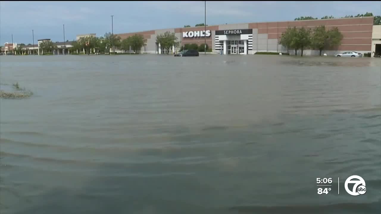 Massive flooding in Canton Township causes damage, closes multiple businesses