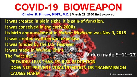 COVID-19 BIOWEAPON