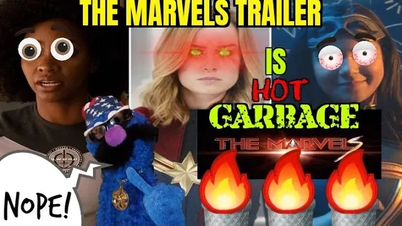 The Marvels Trailer Looks Like MORE Hot Garbage | Disney MsheU Marvel Movie Will Flop at Theaters