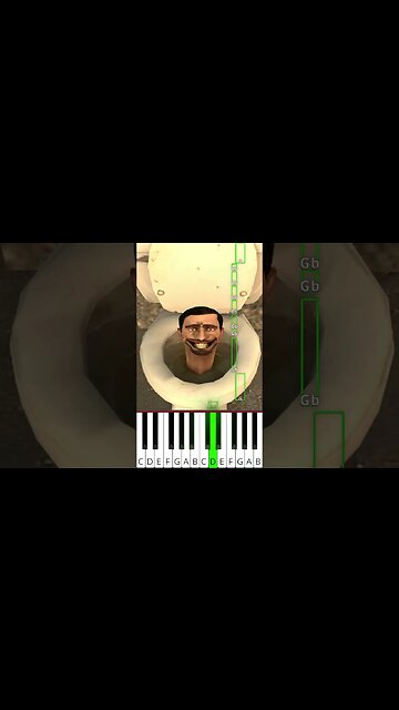 skibidi toilet 7 - Octave Piano Tutorial