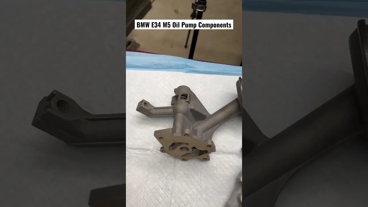 BMW E34 M5 Oil Pump Components #bmw #diy #bmwm5 #bmwe34 #restoration #cars #automotive #engine