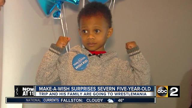 Make-a-Wish grants Severn boy with trip to Wrestlemania