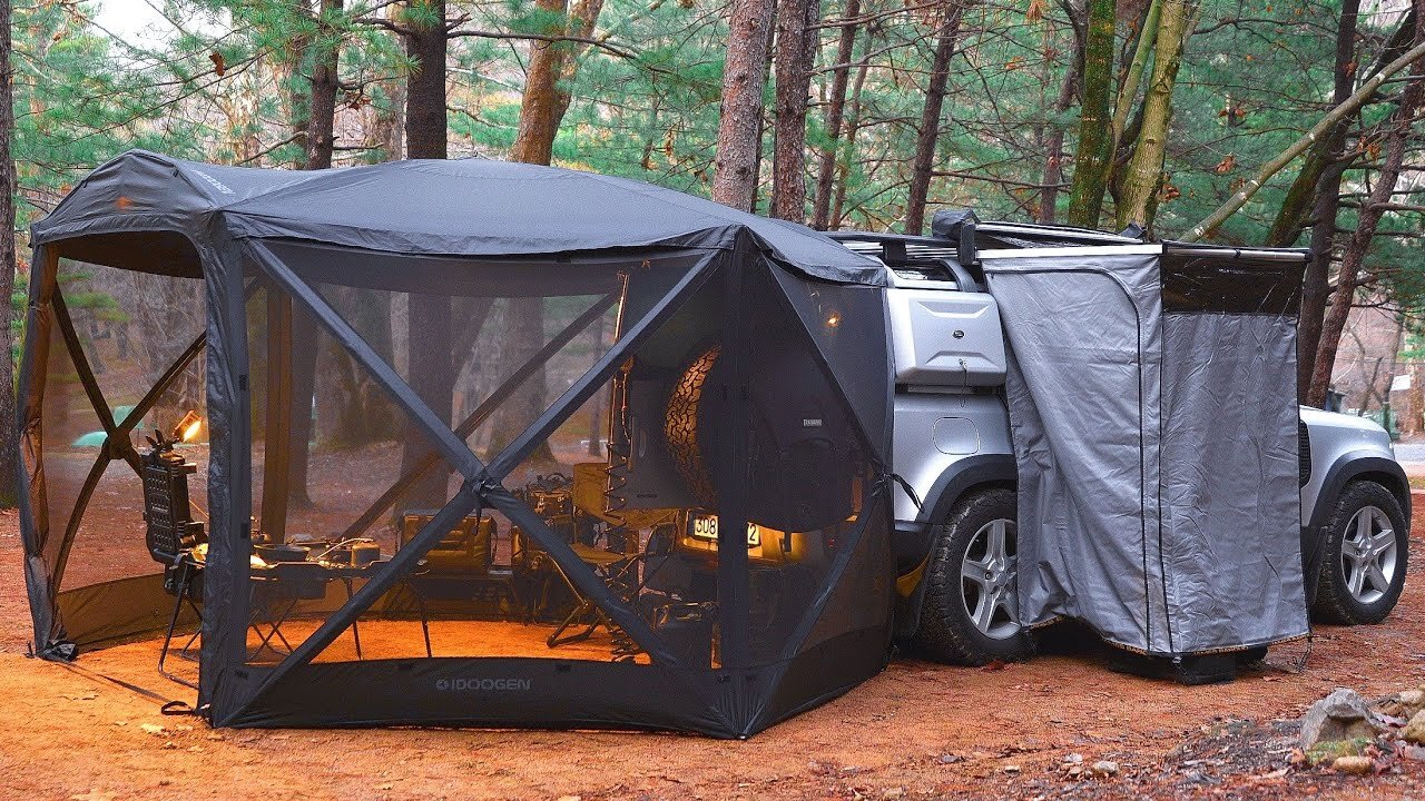 👽All About Next Level Hi-Tech Gear Camping | Land Rover NEW DEFENDER