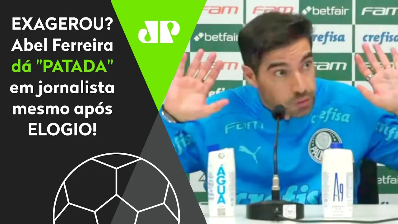 DESNECESSÁRIO? Abel Ferreira é RÍSPIDO e dá RESPOSTA DURA a jornalista após Botafogo x Palmeiras!