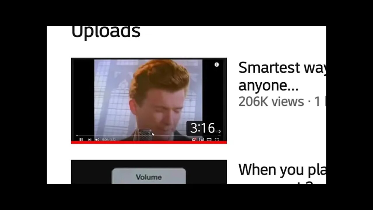 Smartest way to RickRoll your opponent...