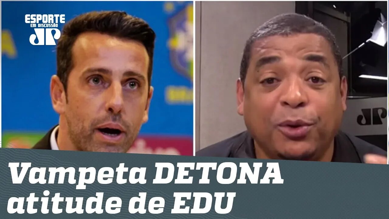 "É meu AMIGO, mas..." Vampeta SE IRRITA e DETONA atitude de Edu Gaspar!