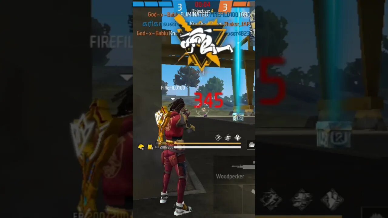 ৩৪৫ হেডশট টা যা পড়লো বান্দা পুরো নক।#shorts #firefild100