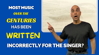 Most Music Over The Centuries Has Been Written Incorrectly | Vocal Guitar Mastery