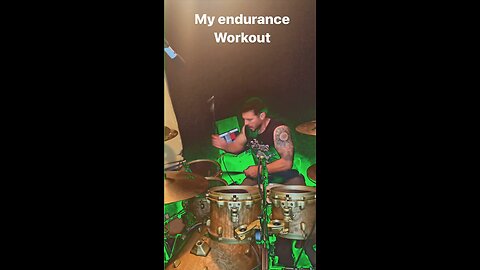 My endurance workout