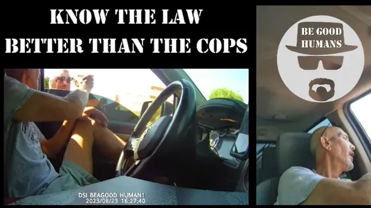 Know the Law Better than the cops-(Audio Cleaned up)