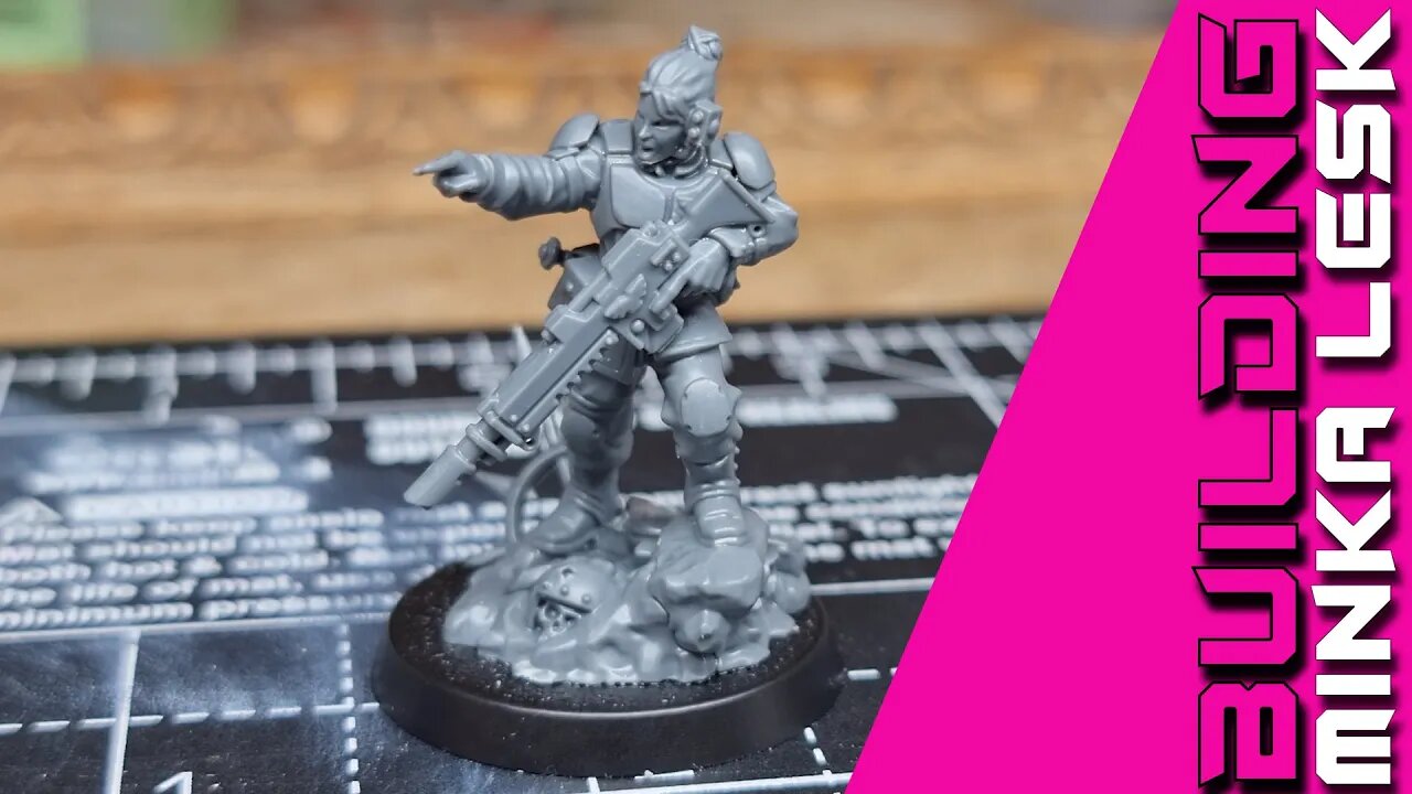 Building Minka Lesk from Warhammer 40k Black Library celebration!