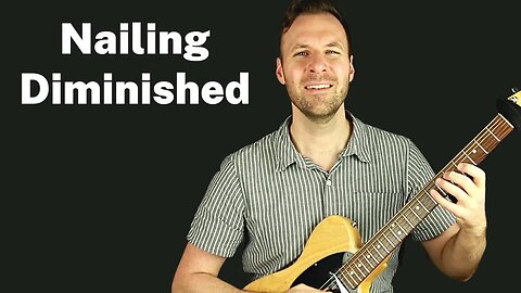 Nailing Diminished Chord Tones is Next Level!