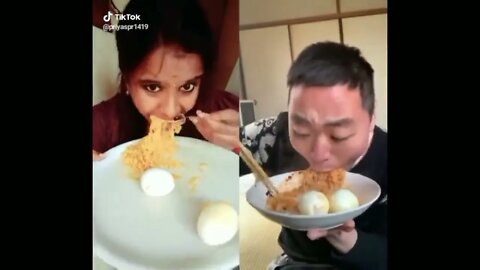 Funny Food Challenge On TikTok Who will win INDIA Vs CHINA