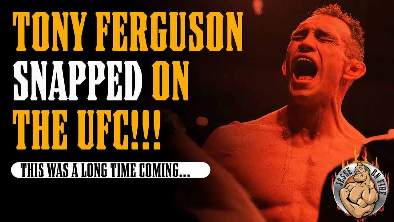 Tony Ferguson SNAPPED!!!! His Anger with UFC Finally BOILED OVER!!