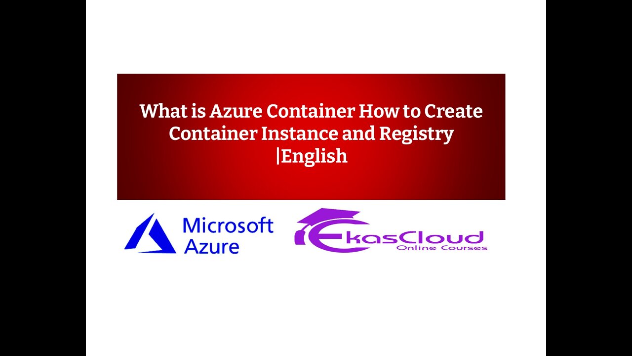 What is Azure Container How to Create Container Instance and Registry