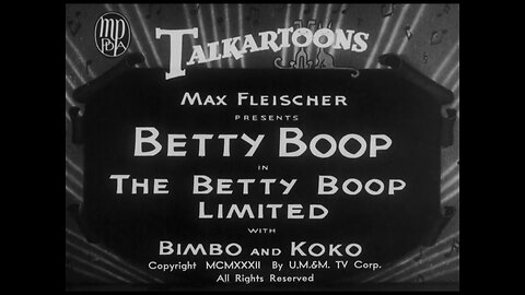 Betty Boop - The Betty Boop Limited (1932)