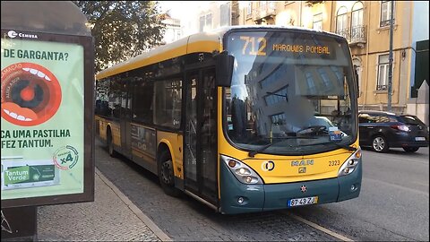 Carris CCFL - MAN 18.310 HOCL NL/R Marcopolo Viale - Bus 2323 - Carreira / Route 712 [1440p]