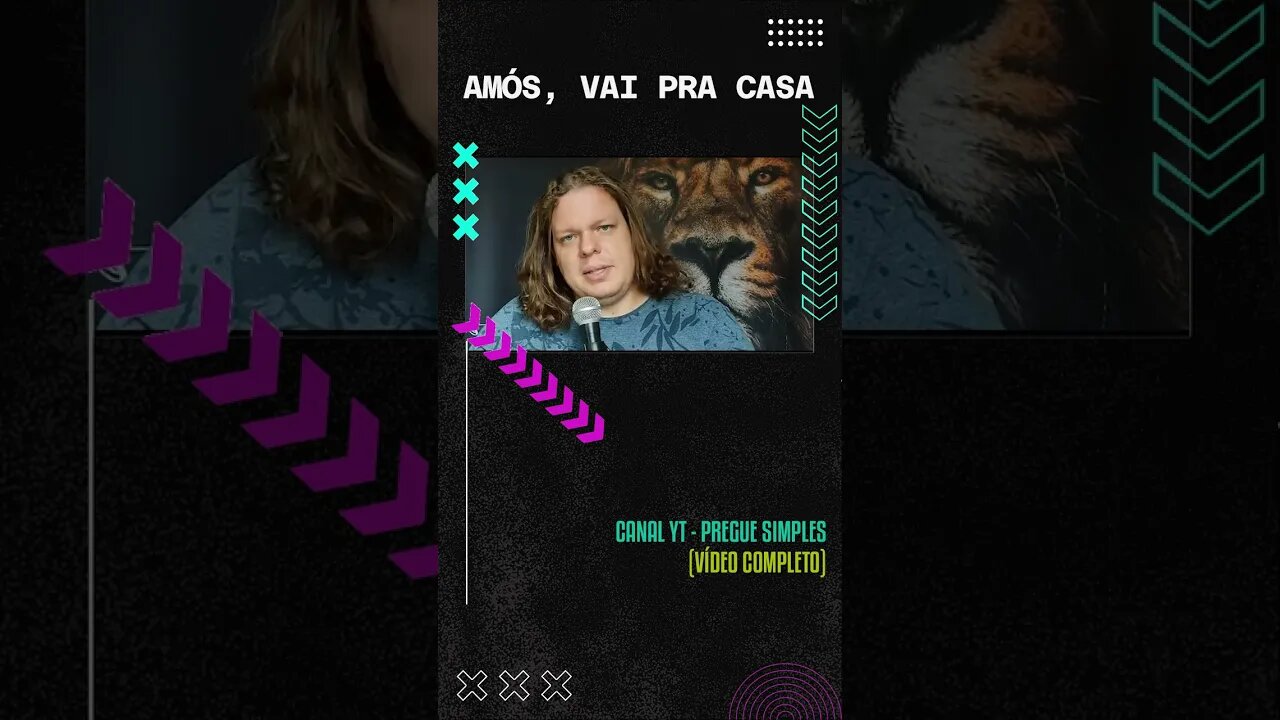 #short Amós, vai pra casa | Pregue Simples - Lucas Herculiani