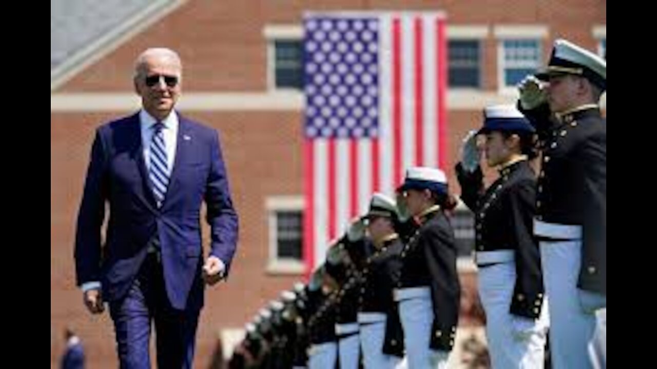 Biden delivers remarks at Coast Guard's 140th commencement ceremony