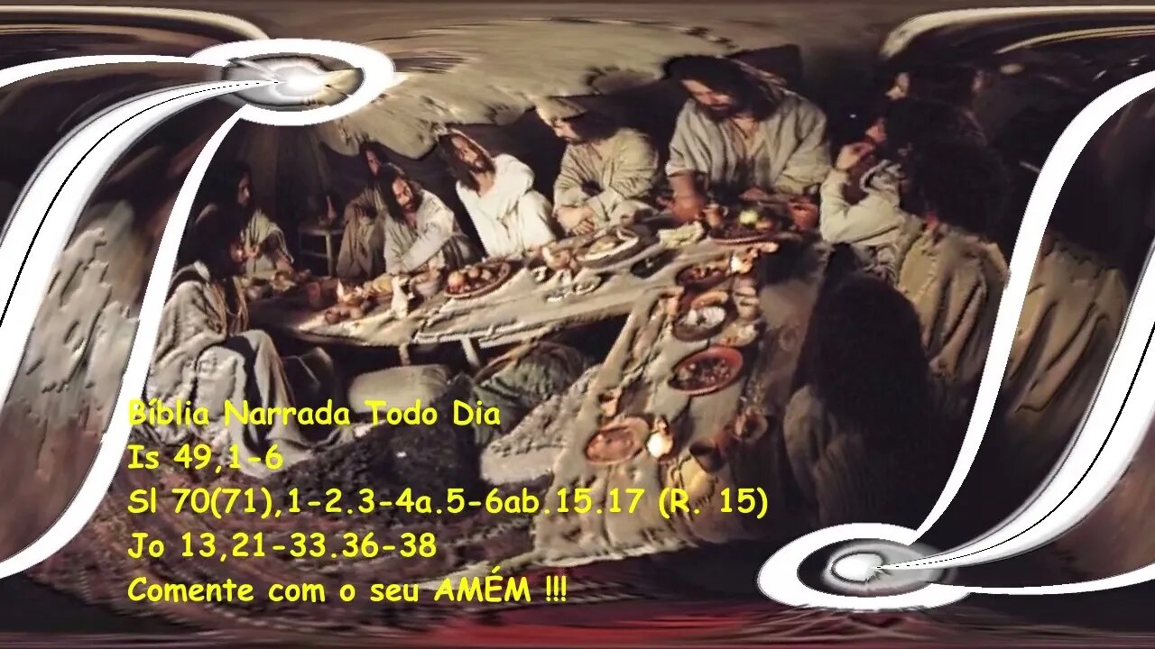 Pedro trairá Jesus - Isaias 49,1-6 - Salmos 70 - Joao 13,21-33.36-38