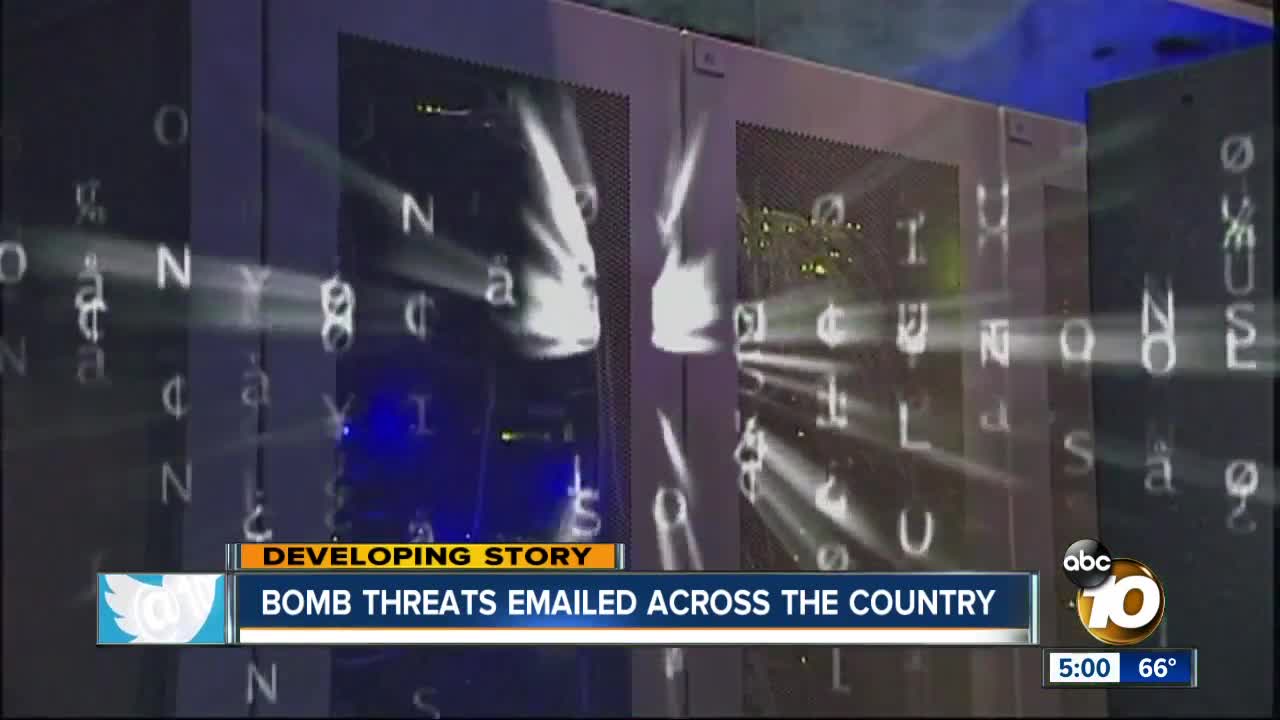 San Diego authorities investigate bomb threats made to area businesses