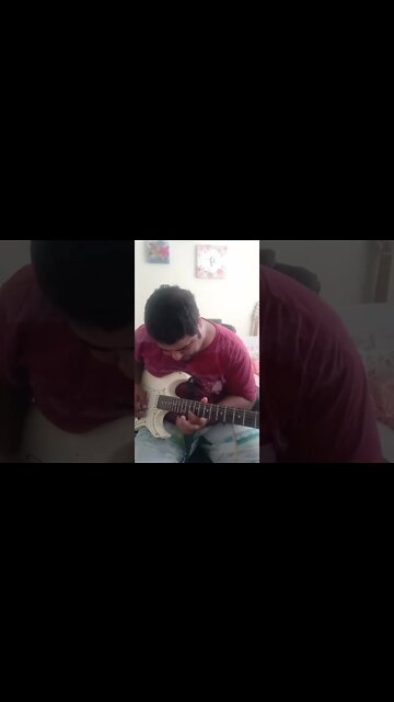 Colocando este solo na medida #guitarcover #oficinag3 #guitarra #shorts #fy