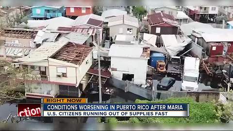 Local father drinks rain water in Puerto Rico to survive after Hurricane Maria