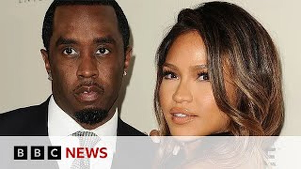 CCTV appears to show rapper 'Diddy' beatinggirlfriend in hotel | BBC News