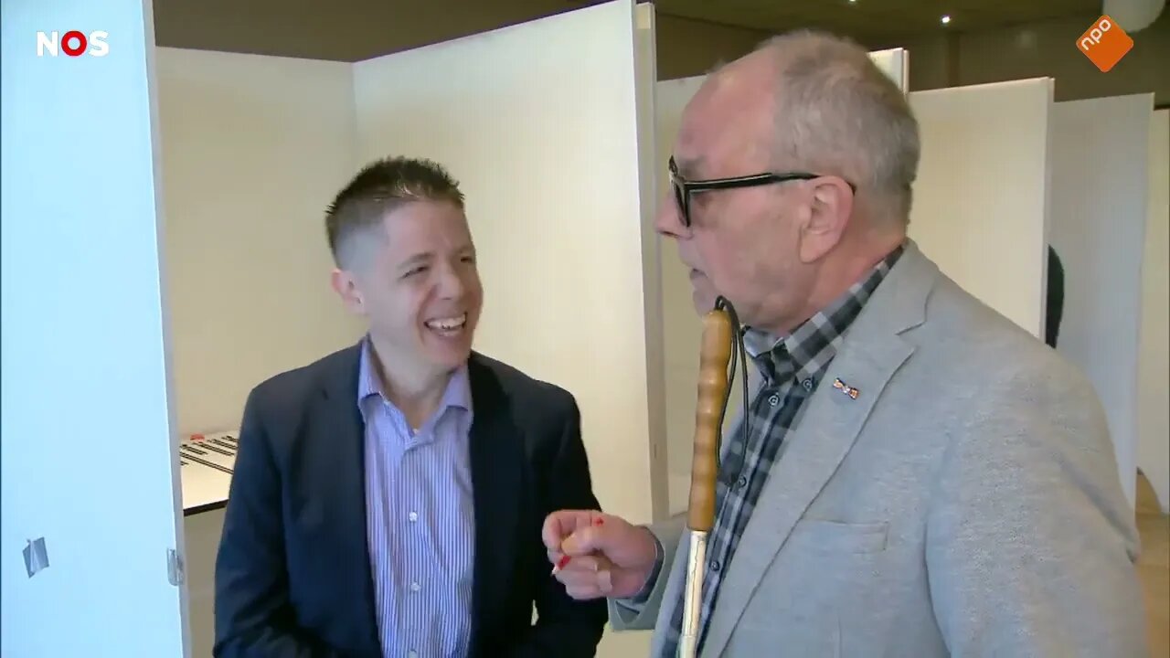Stemmen met de stemmal, een uitkomst voor slechtzienden