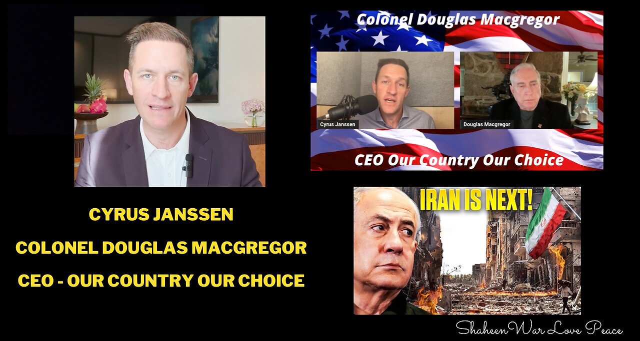 Cyrus Janssen | Colonel Douglas Macgregor Reveals TRUTH on Israel War in Middle East