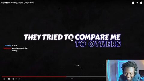 Flamzzyy- Vault Official Lyric Video Reaction